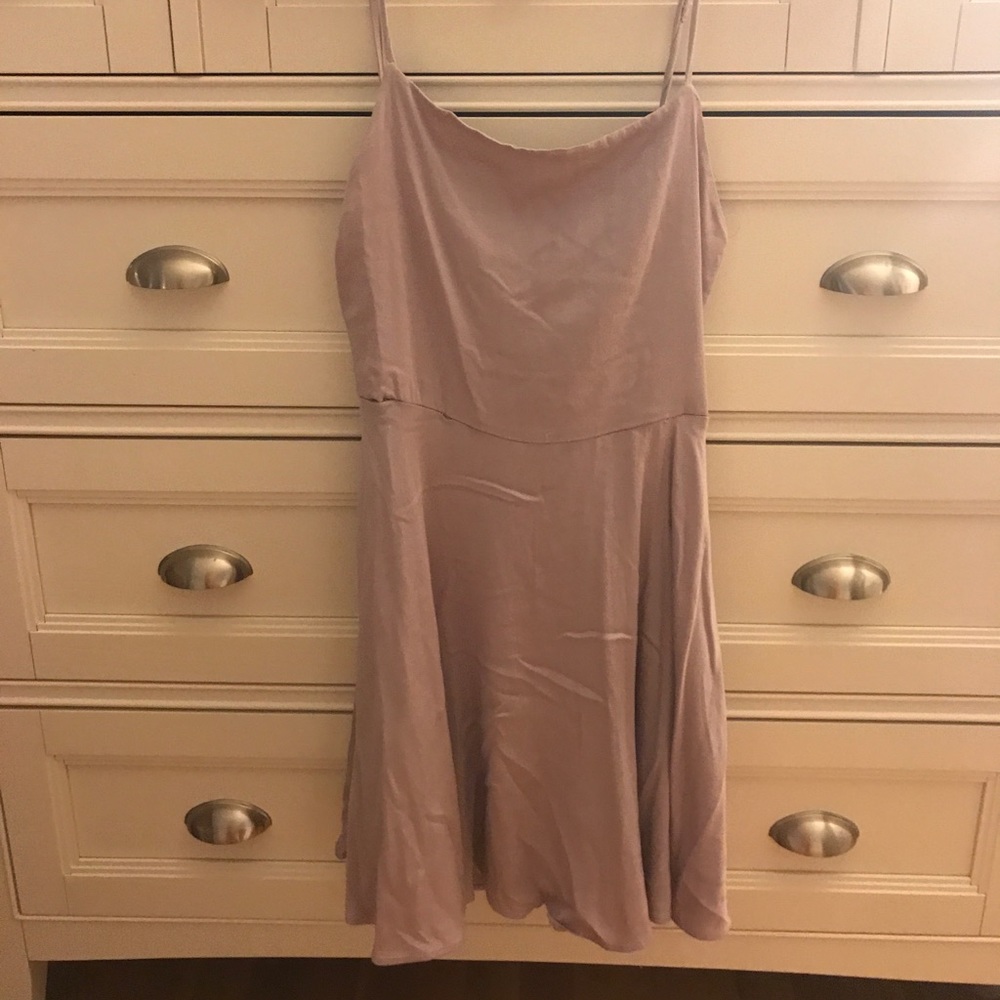 Lavender skater dress